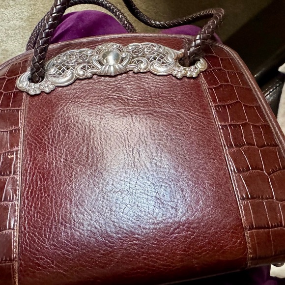 Brighton Chocolate Chantilly Brown Leather Handbag - Picture 12 of 14